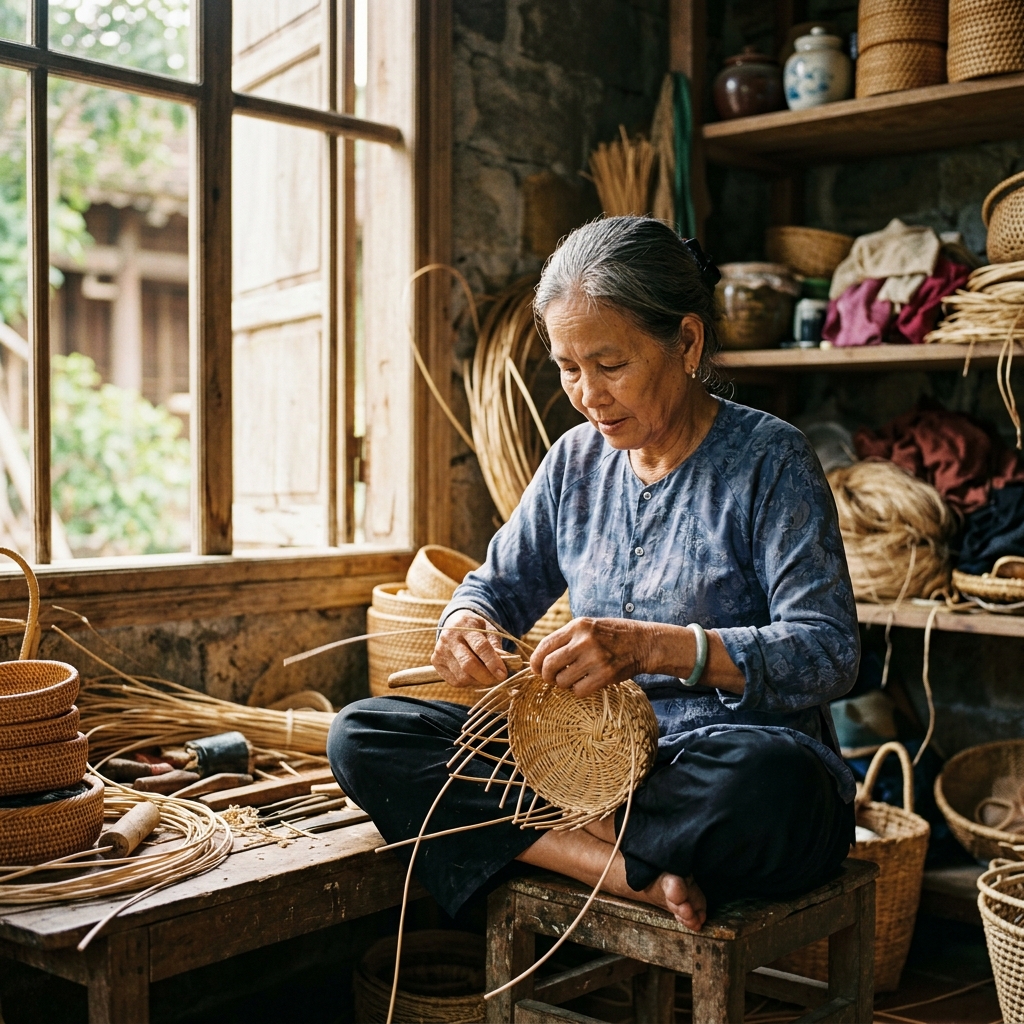 Artisan weaving
