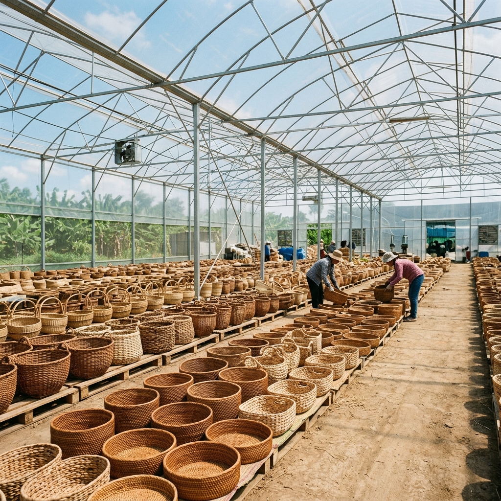 Greenhouse Drying Baskets