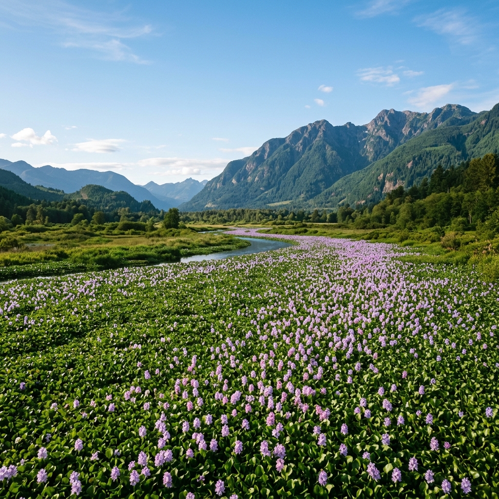 Water Hyacinth Field