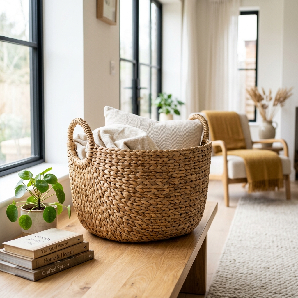 Premium Water Hyacinth Basket